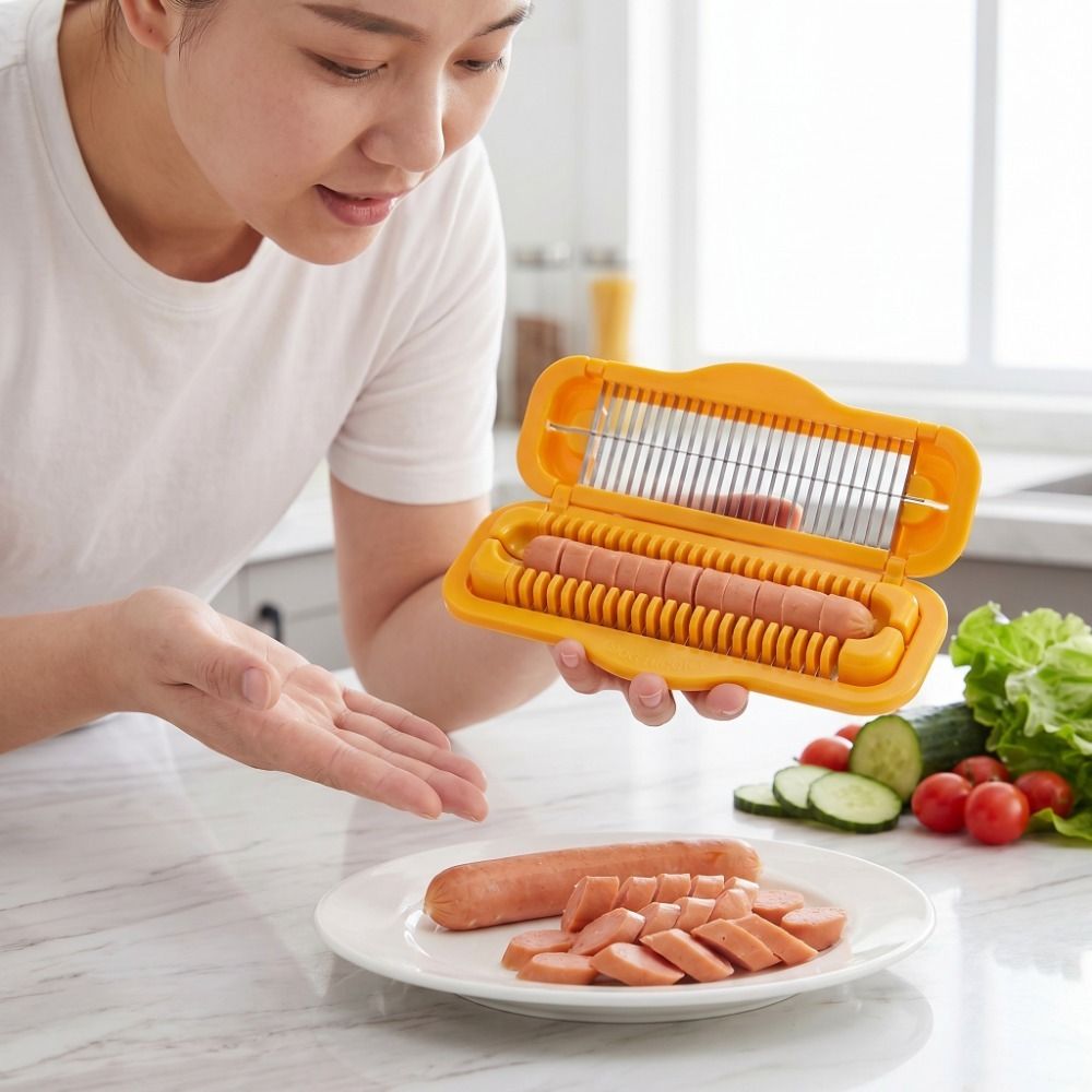 Kitchen Gadgets Save Time - Creative Stainless Steel Ham Slicer Efficient