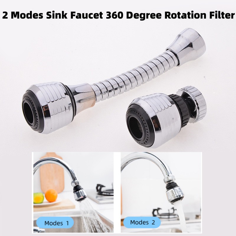 Kitchen Gadgets Youtube - 2 Modes Sink Faucet 360 Degree