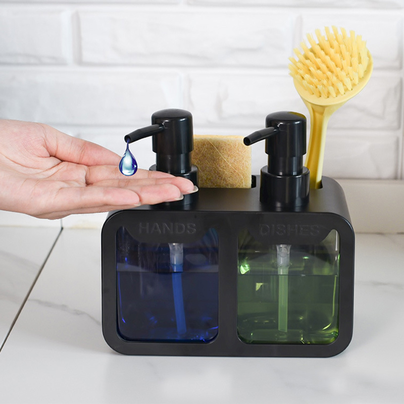 Kitchen Gadgets Dispenser Brush Holder - Kitchen Hand Soap and Dish Soap