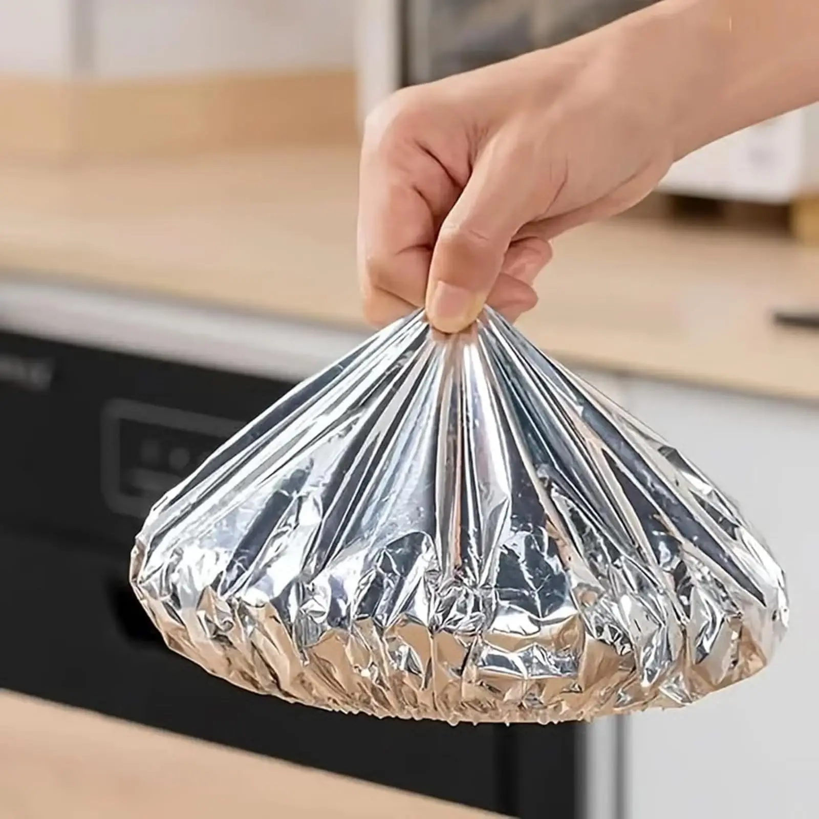 Kitchen Gadgets Under $10 - 10-60pcs Reusable Aluminum Foil Bowl Cover