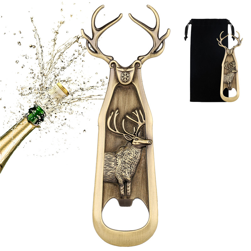 Kitchen Gadgets Club - Retro Deer Reindeer Shape Beer Bottle