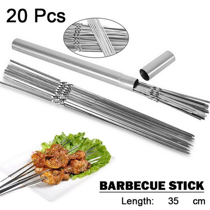 Kitchen Gadgets Youtube - Skewers for Grilling Storage Tube Stainless