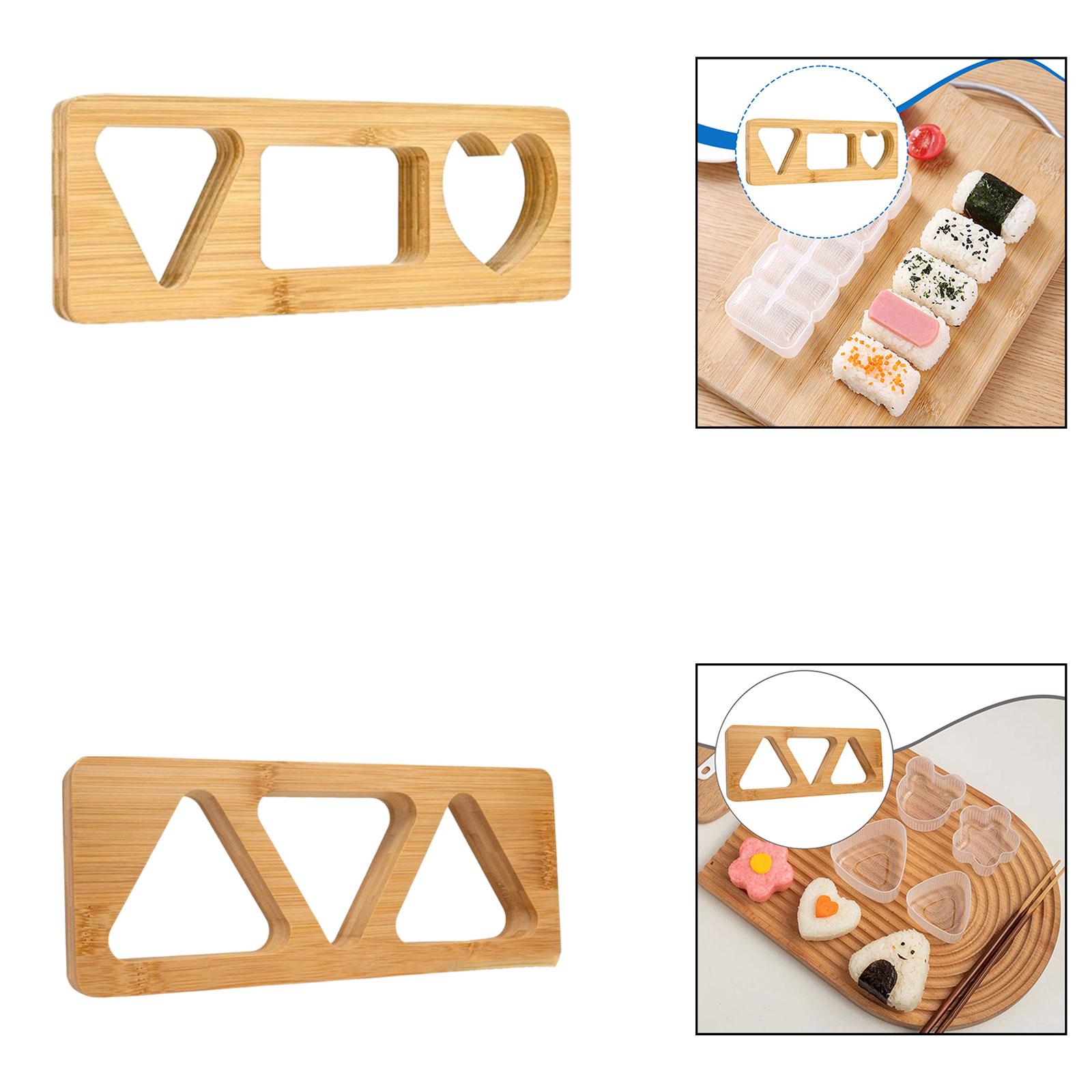 Kitchen Gadgets That Are Useful - Wooden Rice Ball Maker Portable Household