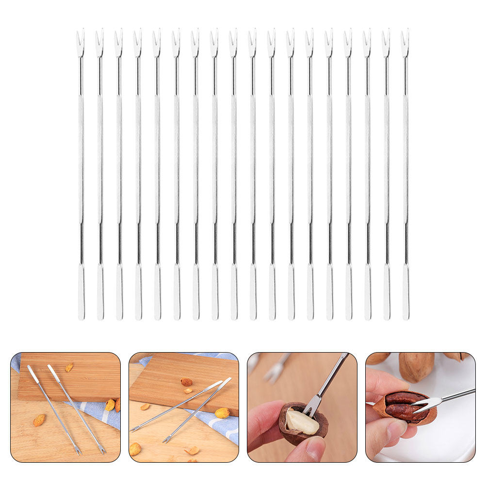 Kitchen Gadgets That Are Useful - 24Pcs Stainless Steel Seafood Forks Dual