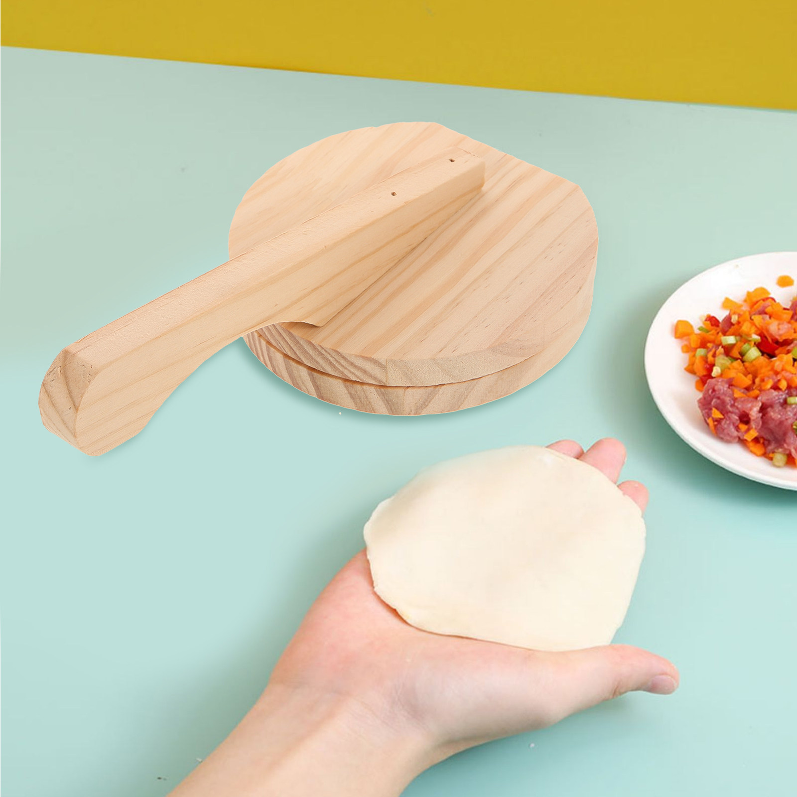 Wood Dumpling Press Compact Po - огляд і ціна Kitchen Gadgets Save Time