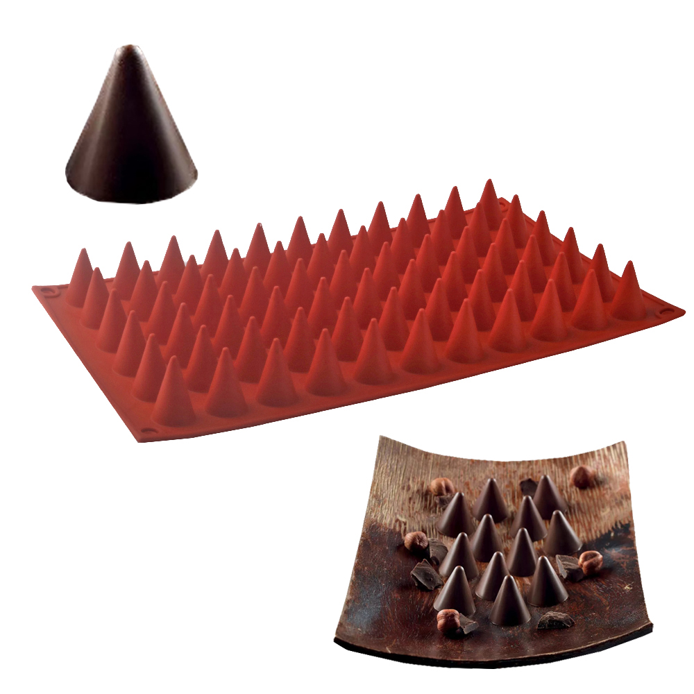 66-Cells Cone Chocolate Baking - огляд і ціна Silicone Mold Baking