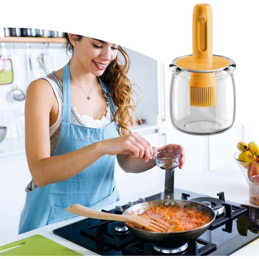 Cooking Oil Dispenser， Lightwe - огляд і ціна Kitchen Gadgets Dispenser Brush Holder