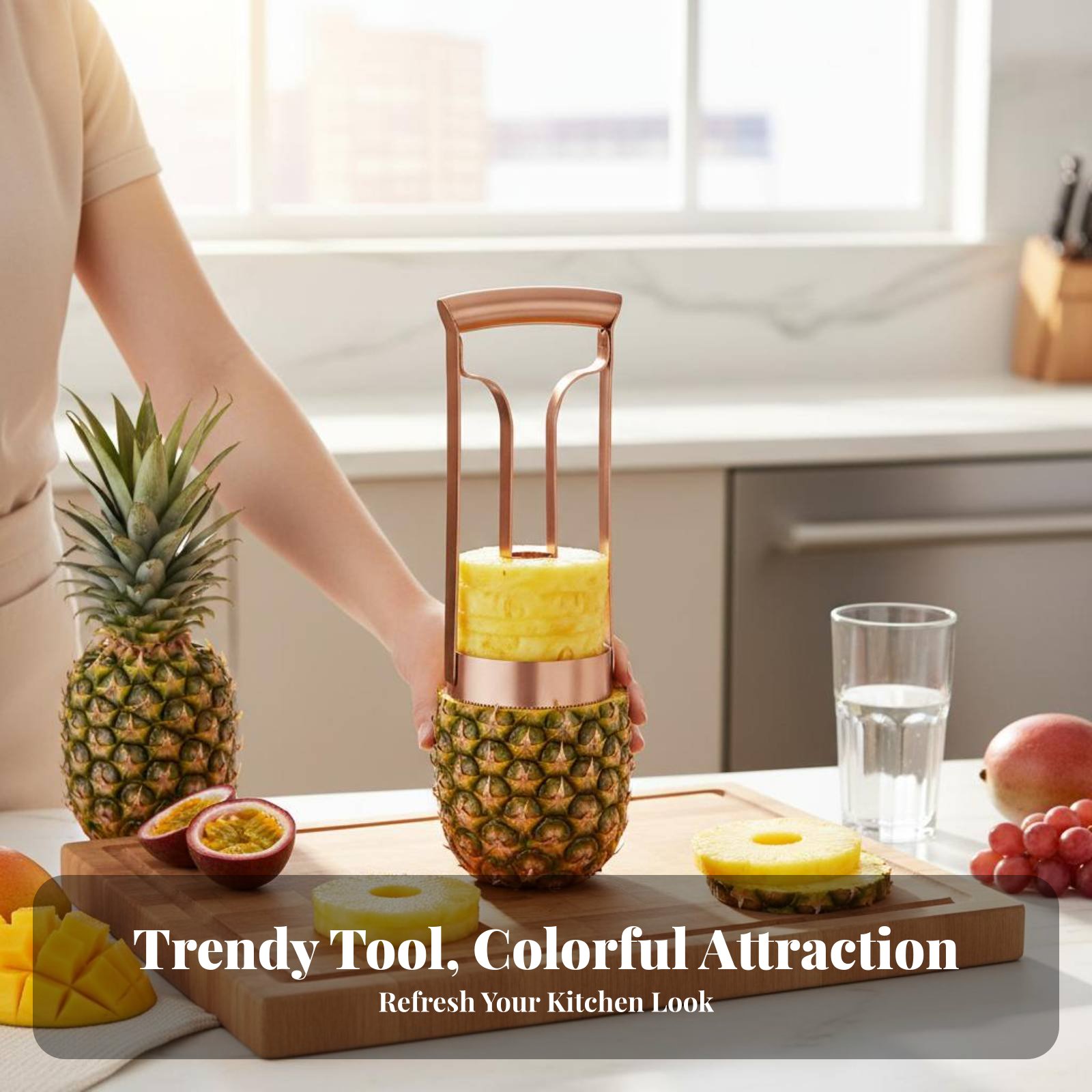 Stainless Steel Pineapple Cutt - огляд і ціна Kitchen Gadgets That Are Useful