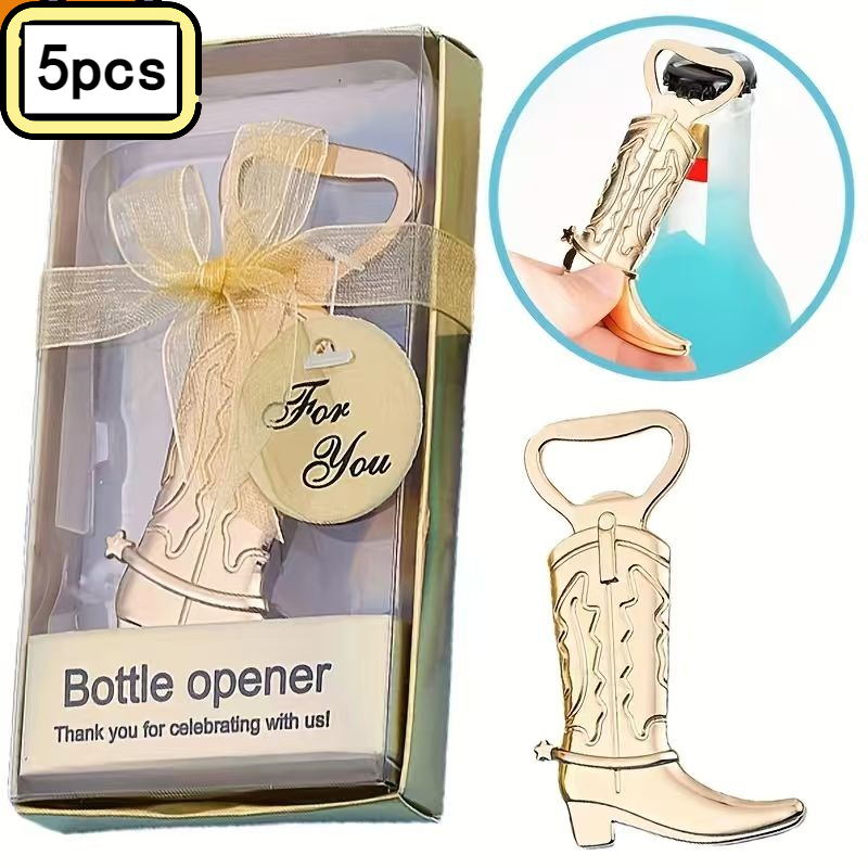 5pcs Boot Bottle Opener with P - огляд і ціна Kitchen Gadgets Presents