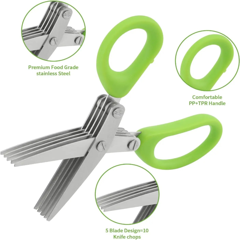 Time Saving Herb Scissors 5 Bl - огляд і ціна Kitchen Gadgets Save Time