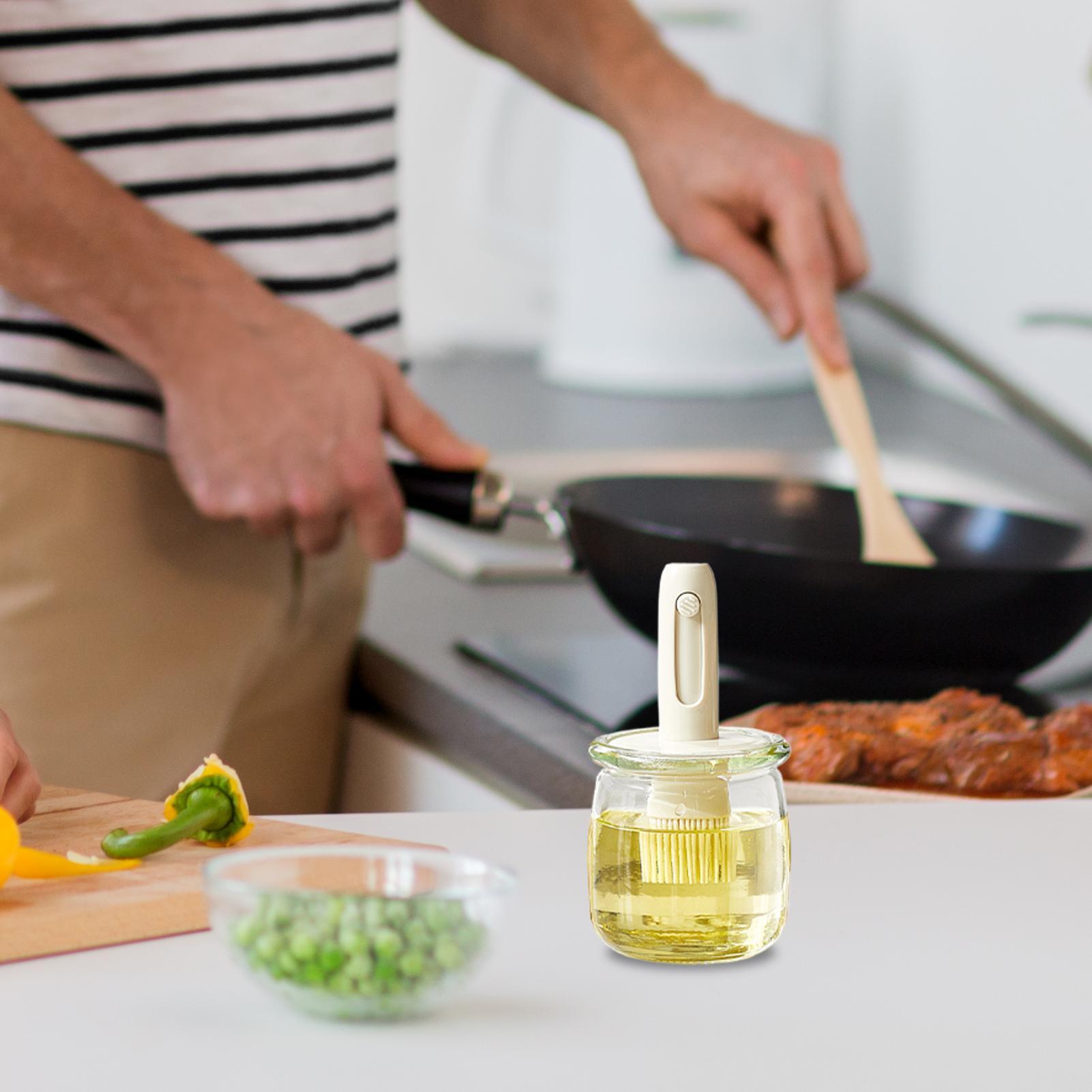 Oil Dispenser For Kitchen Ligh - огляд і ціна Kitchen Gadgets Dispenser Brush Holder