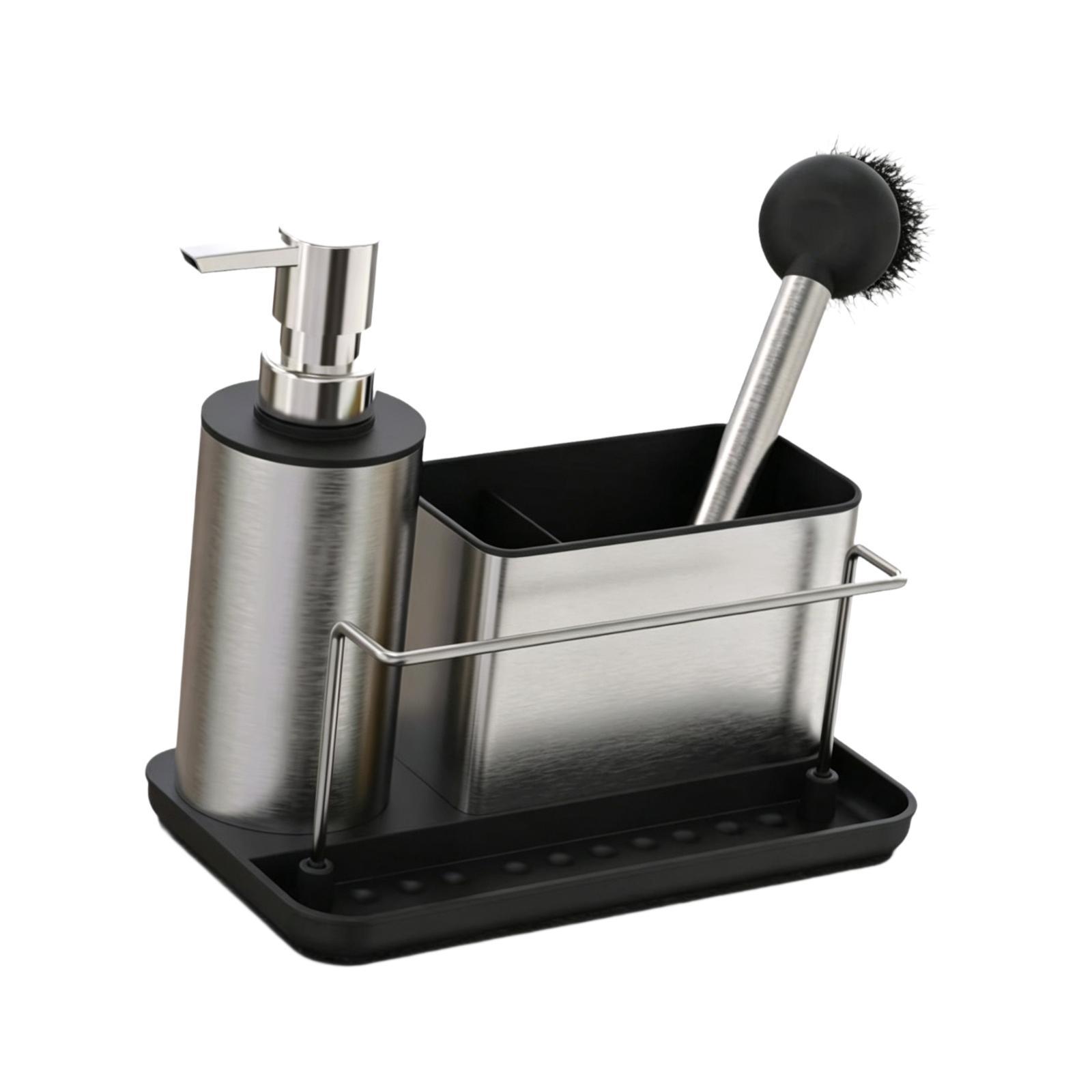 Kitchen Soap Dispenser with Sp - огляд і ціна Kitchen Gadgets Dispenser Brush Holder