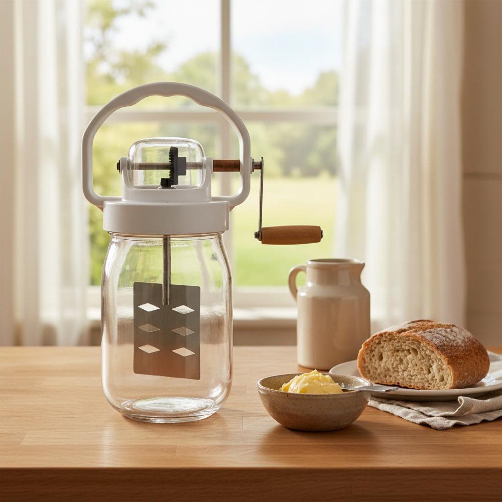 Hand Crank Butter Churner Manu - огляд і ціна Kitchen Gadgets Mixer