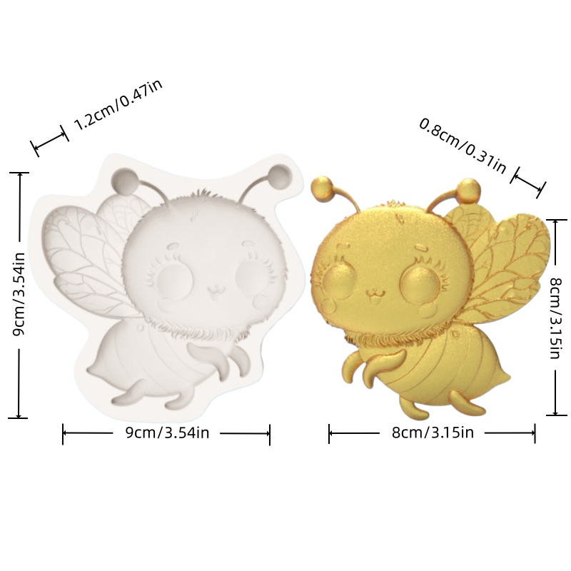Happy Little Bee Shape Mold Fl - огляд і ціна Silicone Mold Baking
