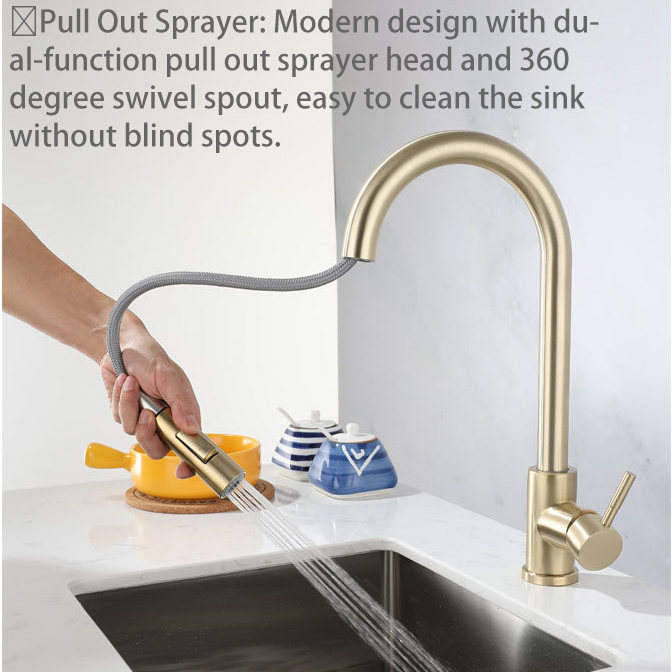 Brushed Gold Touch Kitchen Fau - огляд і ціна Kitchen Gadgets Mixer