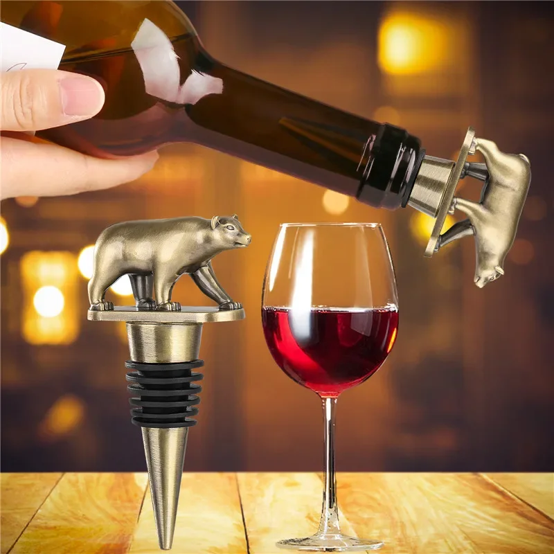 Portable Metal Bear Shape Wine - огляд і ціна Kitchen Gadgets Club