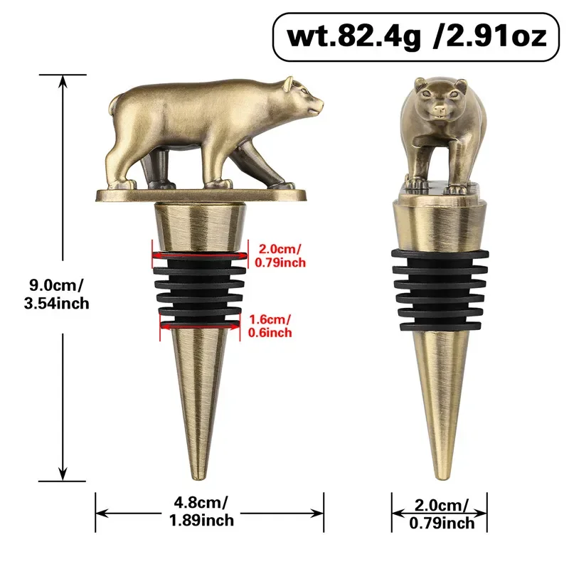 Portable Metal Bear Shape Wine - огляд і ціна Kitchen Gadgets Club