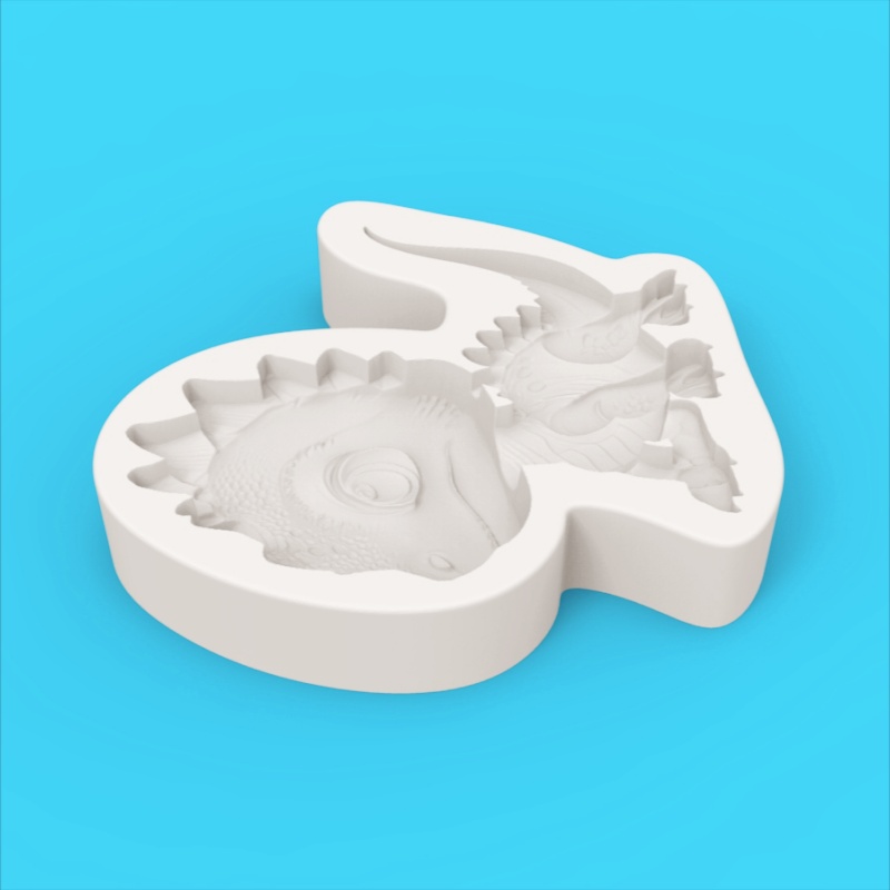 【Cute Little Dinosaur Silicone - огляд і ціна Silicone Mold Baking