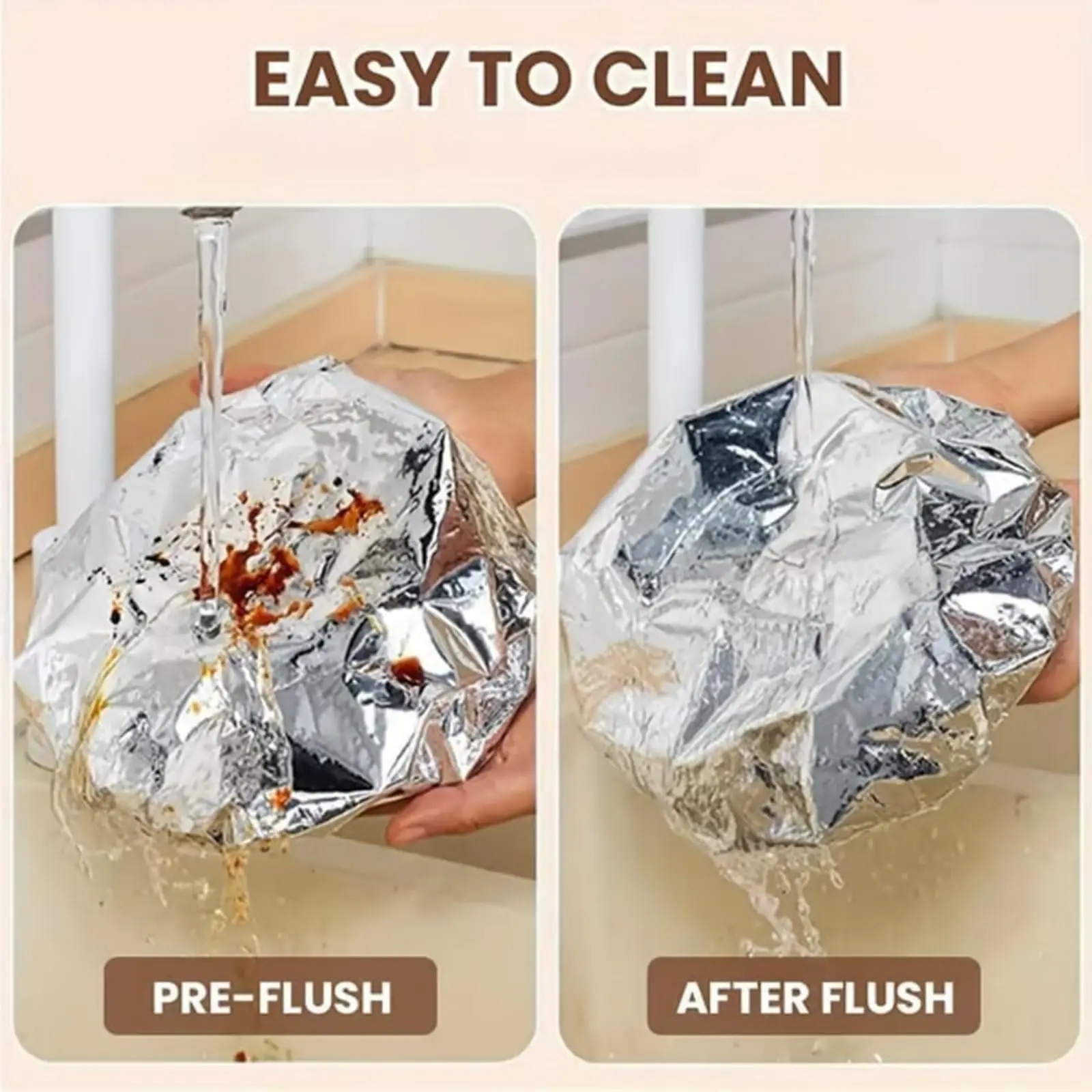 10-60pcs Reusable Aluminum Foi - огляд і ціна Kitchen Gadgets Under $10