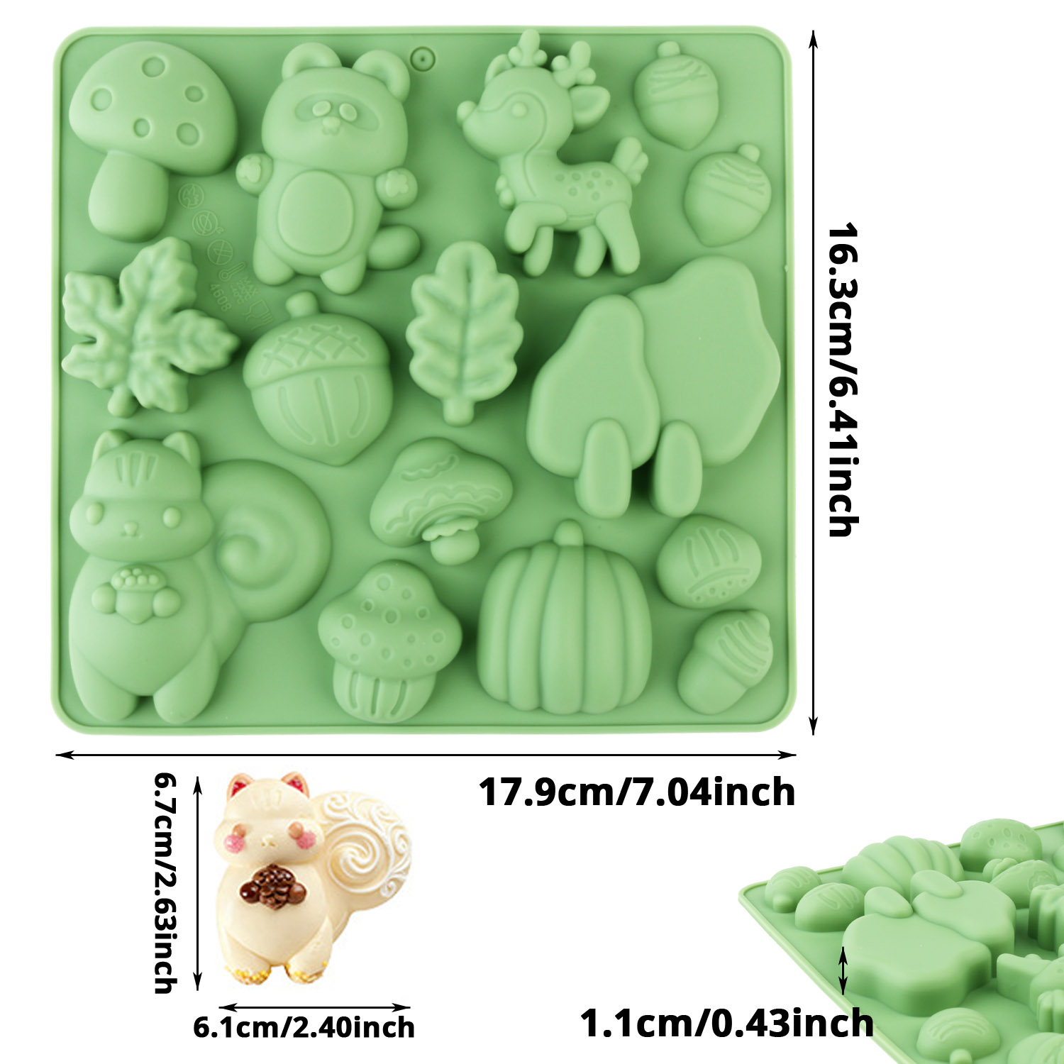 1 Silicone Cake Mold in the Sh - огляд і ціна Silicone Mold Baking