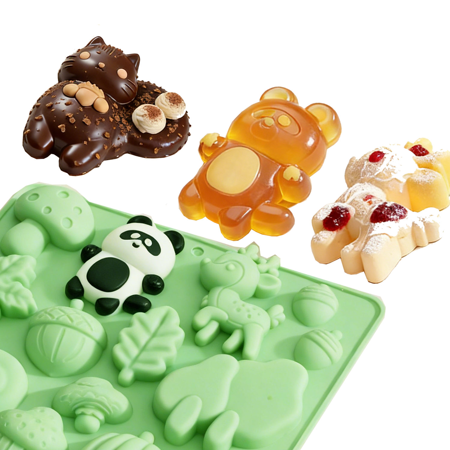 1 Silicone Cake Mold in the Sh - огляд і ціна Silicone Mold Baking