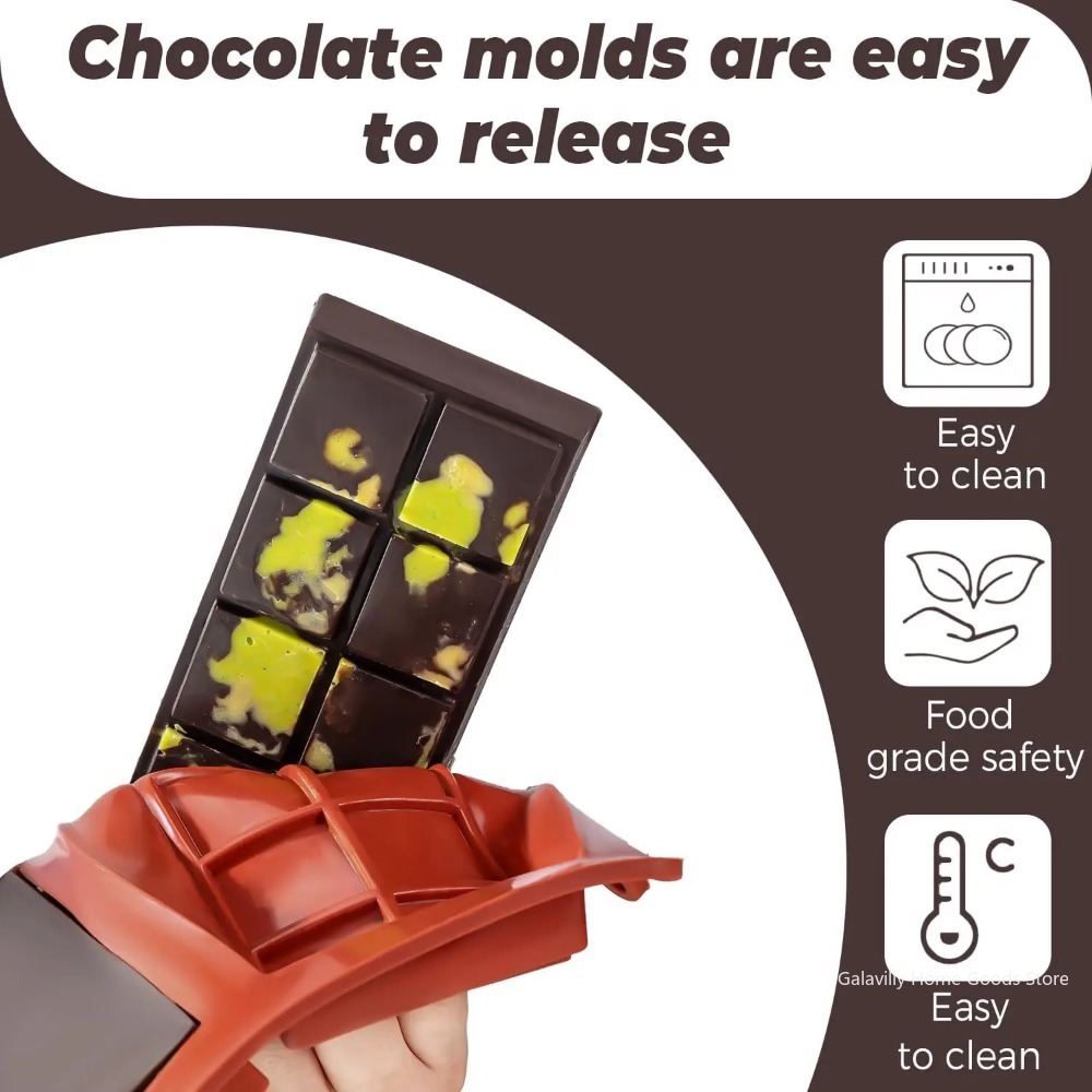 Dubai Chocolate Mold Bar Pista - огляд і ціна Silicone Mold Baking