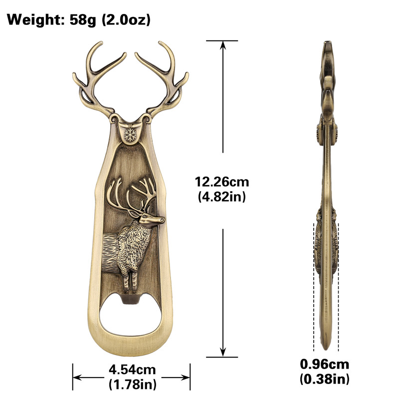 Retro Deer Reindeer Shape Beer - огляд і ціна Kitchen Gadgets Club