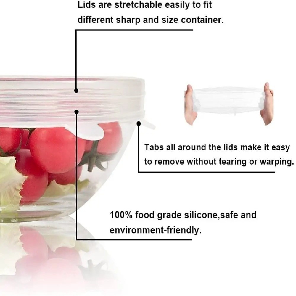 6PCS New Reusable Fresh-keepin - огляд і ціна Kitchen Gadgets That Are Useful