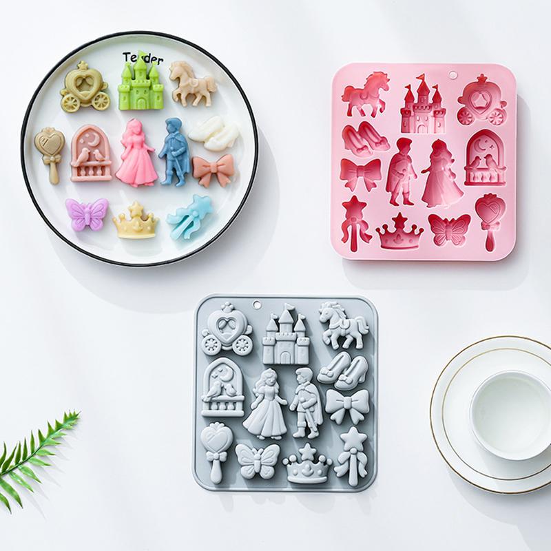 12‑Cavity 3D Prince Princess S - огляд і ціна Silicone Mold Baking