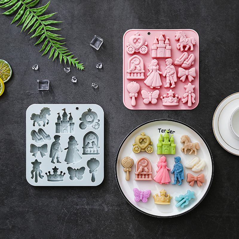 12‑Cavity 3D Prince Princess S - огляд і ціна Silicone Mold Baking