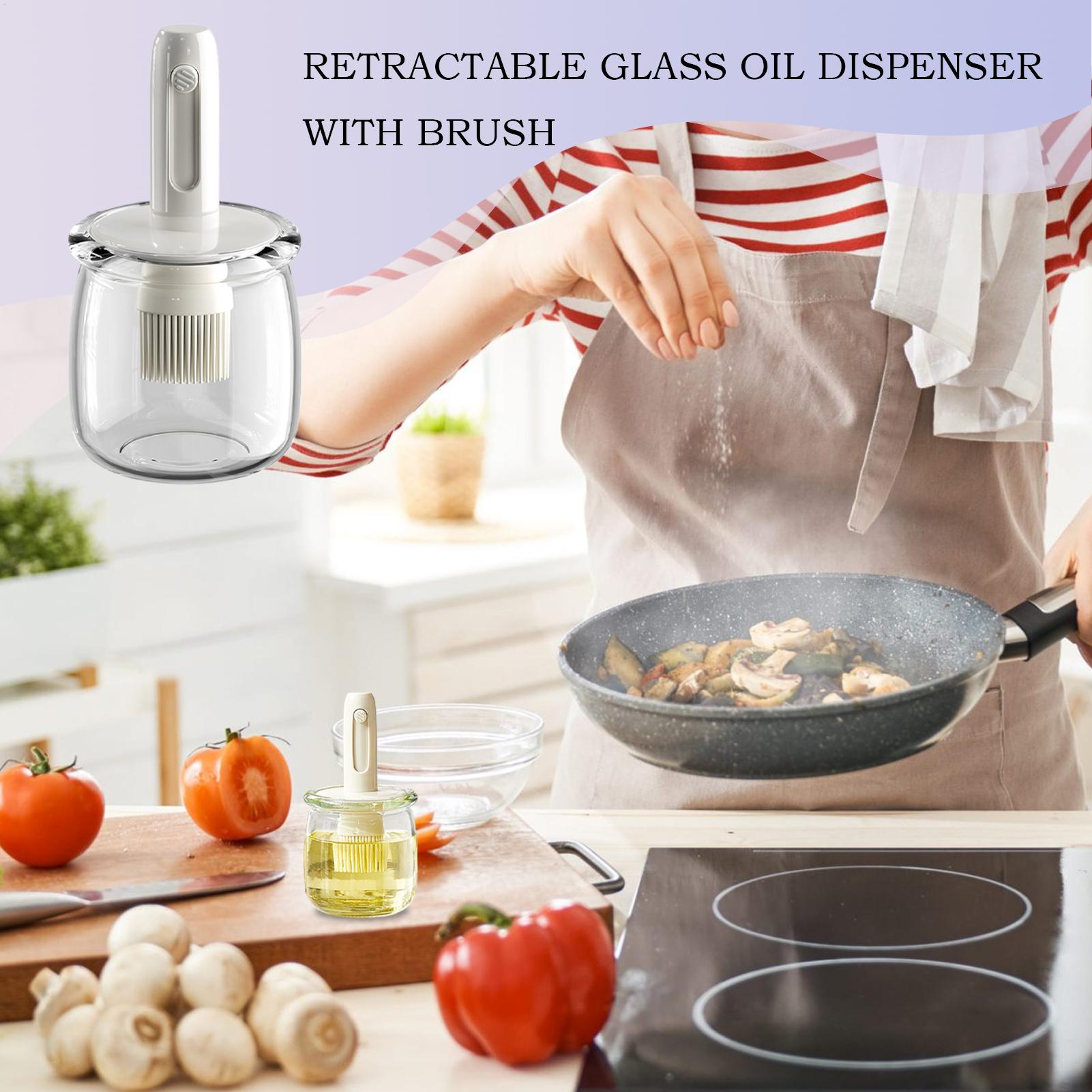 Oil Dispenser Silicone Sauce B - огляд і ціна Kitchen Gadgets Dispenser Brush Holder