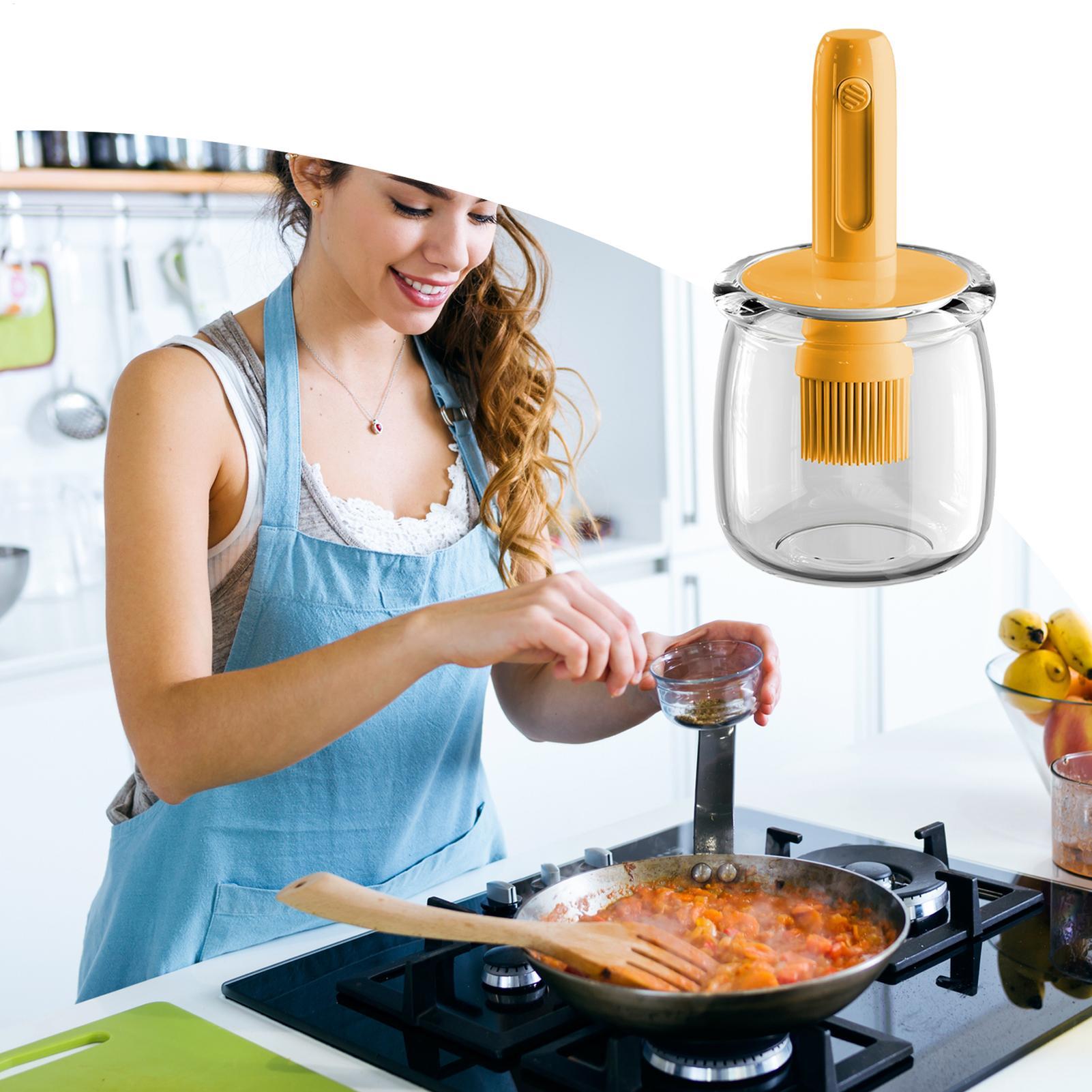 Oil Dispenser Silicone Sauce B - огляд і ціна Kitchen Gadgets Dispenser Brush Holder