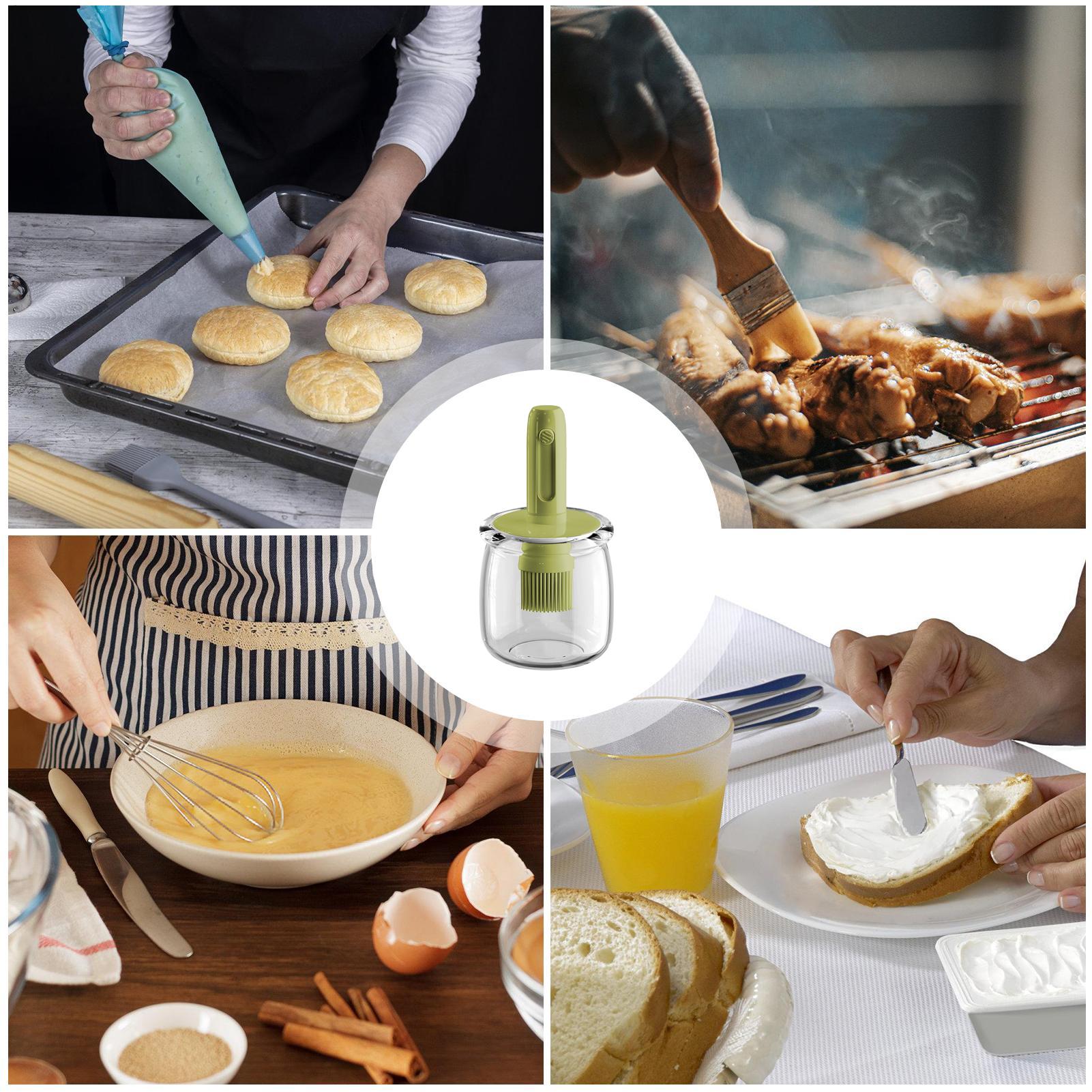 Oil Dispenser Silicone Sauce B - огляд і ціна Kitchen Gadgets Dispenser Brush Holder