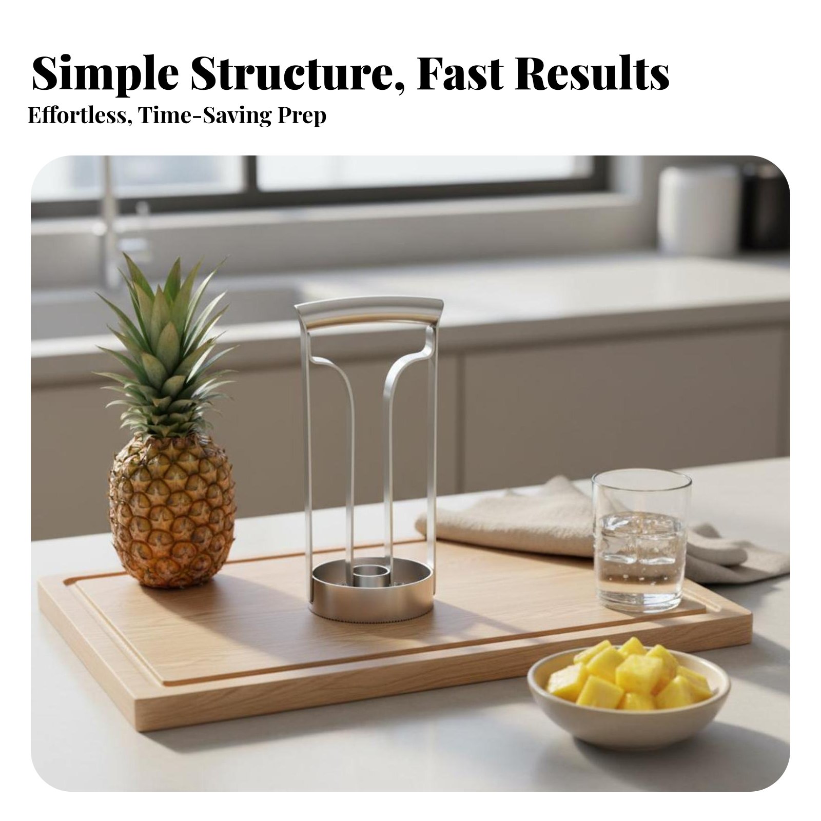 Stainless Steel Pineapple Cutt - огляд і ціна Kitchen Gadgets Save Time