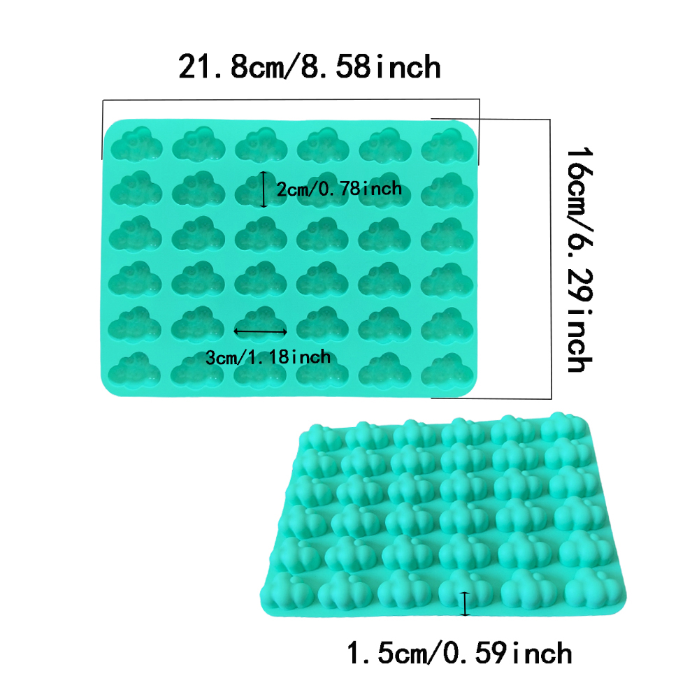 1pc 36 cavity cloud shaped cho - огляд і ціна Silicone Mold Baking